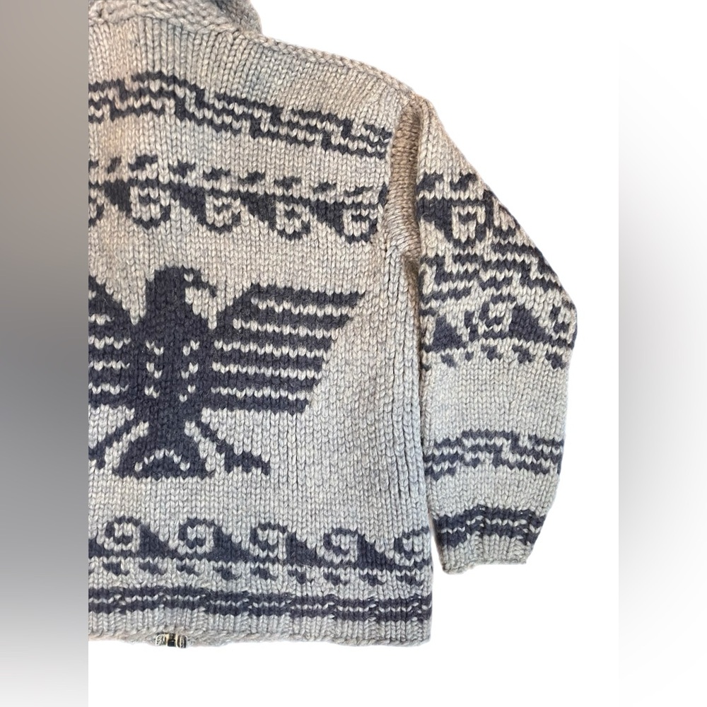 Filson vintage like Ketchikan sweater blue thunderbird - Picture 6 of 11